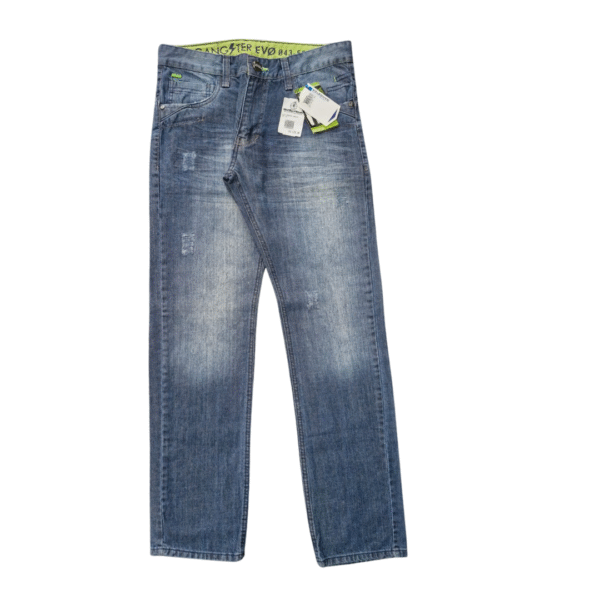 Calça Jeans Gangster Masculina Slim Destroyed