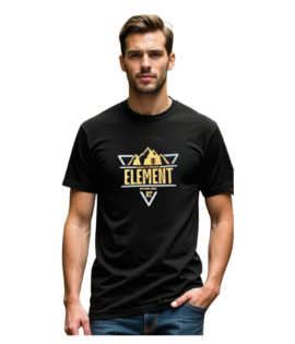 Camiseta Element Mountain 92 – Preta