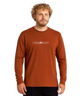 Camiseta Freesurf Essential Manga Longa
