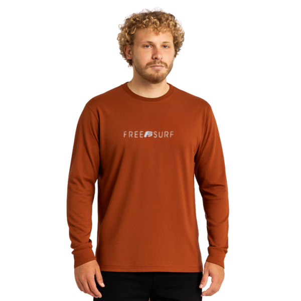 Camiseta Freesurf Essential Manga Longa